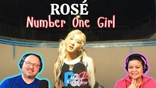 ROSÉ (BLACKPINK) "number one girl" (Official Music Video) | Couples Reaction!