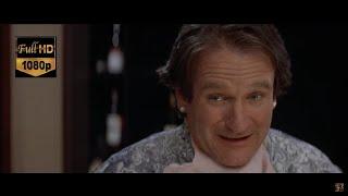 Mrs. Doubtfire-Why in God's name are you dressed like a woman-the host-happy birthday-the whole time