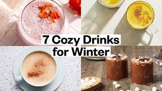 7 Hot Winter Drinks | Moon Milk, Nutella Latte, Golden Milk, Red Wine Hot Chocolate | Thrive Market