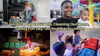 VLOG| A Day In Our Life, Cleaning Our Home, Mental Health Day, Going Out For Hibachi + more!
