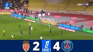 Monaco vs PSG 2-4 | Ligue 1 24/25 | Match Highlights