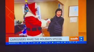 ICARE Homes Featured on WUSA9 for Holiday Party | Active Assisted Living in Fairfax, VA