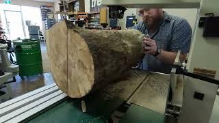 Cutting Heirloom Apple Wood with The Little Ripper Sawmill, EthAnswers