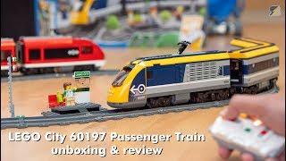 LEGO City 60197 Passenger Train unboxing & review