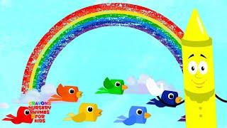 Rainbow Colors Learning Song For Preschool Babies By Crayons