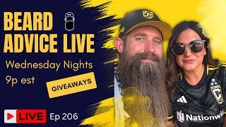 Beard Advice LIVE [Deadman's Beard Co GIVEAWAYS] ep206!