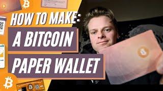 BITCOIN PAPER WALLET - How To Make, Gift & Is It SAFE?