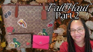 Collective Fall Haul Part 2 | Coach Tea!!!!