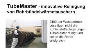 Rohrbündelwärmetauscher reinigen mit TubeMaster der mycon GmbH