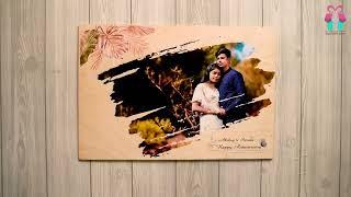 (Wooden Printed Photo)At Gift Lab Present Fully Customized Wooden Printed Photo