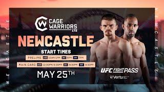 Cage Warriors 172 Prelims | Main Card is LIVE at 12:30pm PT on UFC FIGHT PASS!