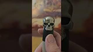 06/06/2024 This is a really cool stainless steel skull ring. #rings #ringsofpower #skull #skullring