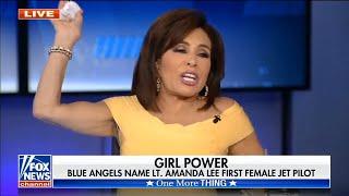 Judge Jeanine, Gutfeld Get Into Friendly Dogfight Over Blue Angels' Female Pilot