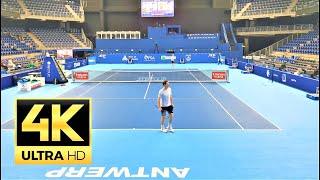 ANDY MURRAY  court level view Antwerp Open final 2019 - 4K