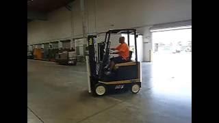 Yale 4000lb Electric 4 wheel sit down forklift, Stock #21129