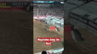 Megalodon - IRL Backflip #monsterjam #gaming #steeltitans #monstertruck #jpace #metlifestadium