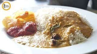 Arhar Daal Chawal Combo with Chutney & Chips Recipe By Food Fusion