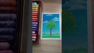 Drawing using oil pastels  #art #oilpasteldrawing #fyp #shorts #drawingtutorial #yt #easydrawings