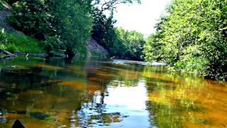 Floating the Brevort River, west of St. Ignace, UP, Michigan