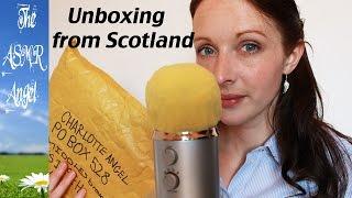 ASMR Whispered Unboxing & Eating Candy from Bonny Scotland