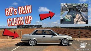 E30 BMW Coupe clean up