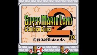 Super Mario Land 2 DX: 6 Golden Coins (Game Boy Color) Longplay