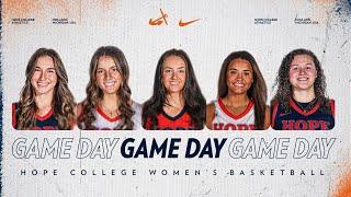 Hope vs. Albion | Basketball 12.04.24 | NCAA D3 Women’s Basketball | MIAA Women’s Basketball