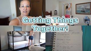 Getting Our Bedrooms Together and Road Trip Planning! // sahm vlog // Jill Kay