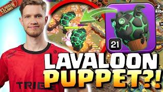 FIRST EVER pro to use LAVALOON Puppet in Clash of Clans Esports!