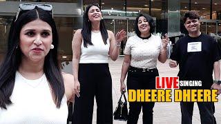 Mannara Chopra,Aditya Dev And Payal Dev Promotes Their New Song 'Dheere Dheere'