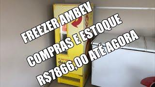 FREEZER DA AMBEV CHEGOU - R$1000,00 EM COMPRAS - ESTOQUE CRESCENDO