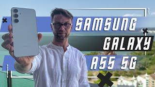 ТОП В МЕТАЛЛЕ  СМАРТФОН SAMSUNG GALAXY A55 5G ПРОТИВ SAMSUNG GALAXY S24 НА SNAPDRAGON 8 GEN 3 ЯРКИЙ