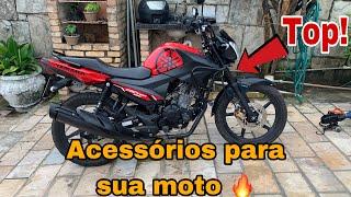 Top Acessórios Que coloquei na minha Moto Factor 150 2022