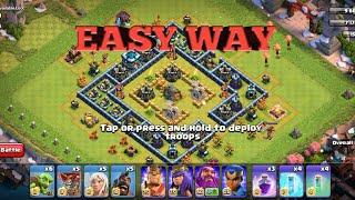 Easy Way / 3star ! Hog Mountain Challenge ( Clash Of Clan)