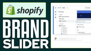 How To Add Brands Slider To Your Shopify Store (2024) Full Guide