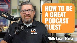 How to be a great podcast guest #speakwithpeoplepodcast #podcastinterviews #podcast