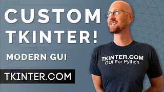 Modern GUI Design With CustomTkinter! - Tkinter CustomTkinter 1