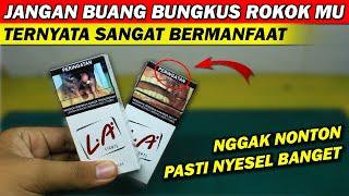 Kalo tau dari dulu pasti banyak yang tidak buang bungkus rokok bekas