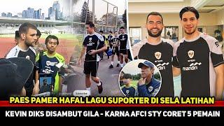 BAK PAHLAWAN BARU! Maarten Paes kocak nyanyi lagu suporter di latihan~STY Coret 5 Pemain karena AFC