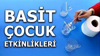 OKUL ÖNCESİ ÇOCUK ETKİNLİKLERİ - 13 Farklı Oyun - Evde Etkinlik Önerileri