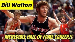 BILL WALTON'S INCREDIBLE NBA HALL OF FAME CAREER HIGHLIGHTS!