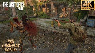 The Last Of Us Part 1 PS5 | Aggressive Stealth Combat Gameplay | Grounded - Bill's Town [4K60FPS]