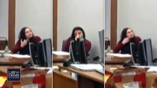 Accused Child Killer Letecia Stauch Caught on Video Flipping Off Witnesses