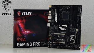 MSI 970A GAMING PRO CARBON - Unboxing