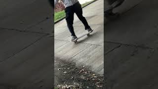 #Skateboarding Progression: #shorts, #ollie on a steep bank under a bridge