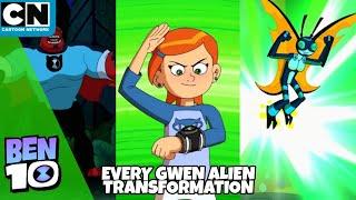 Ben 10 Reboot | Every Gwen Alien Transformation | Cartoon Network