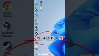 Как быстро создать папку в Windows без мышки