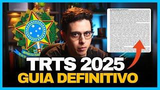 COMO ESTUDAR PARA CONCURSOS DE TRTs 2024 e 2025 l GUIA DEFINITIVO