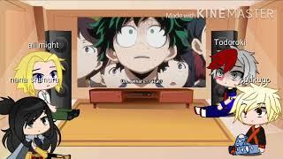 Bnha reacts to all for one, might be Izuku’s father