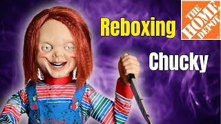 Chucky Animatronic Reboxing Home Depot